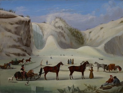 The Ice Cone, Montmorency Falls, Quebec by Robert Clow Todd